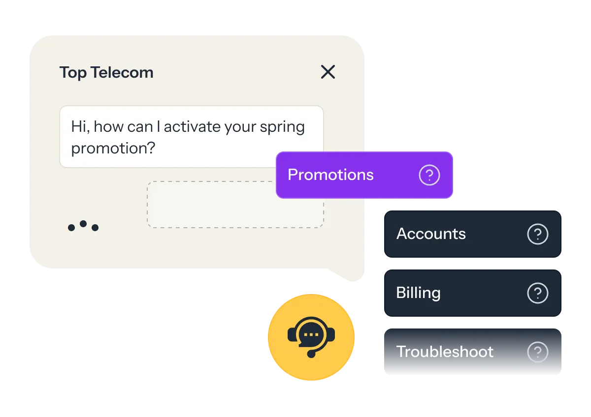 Telecoms third section image